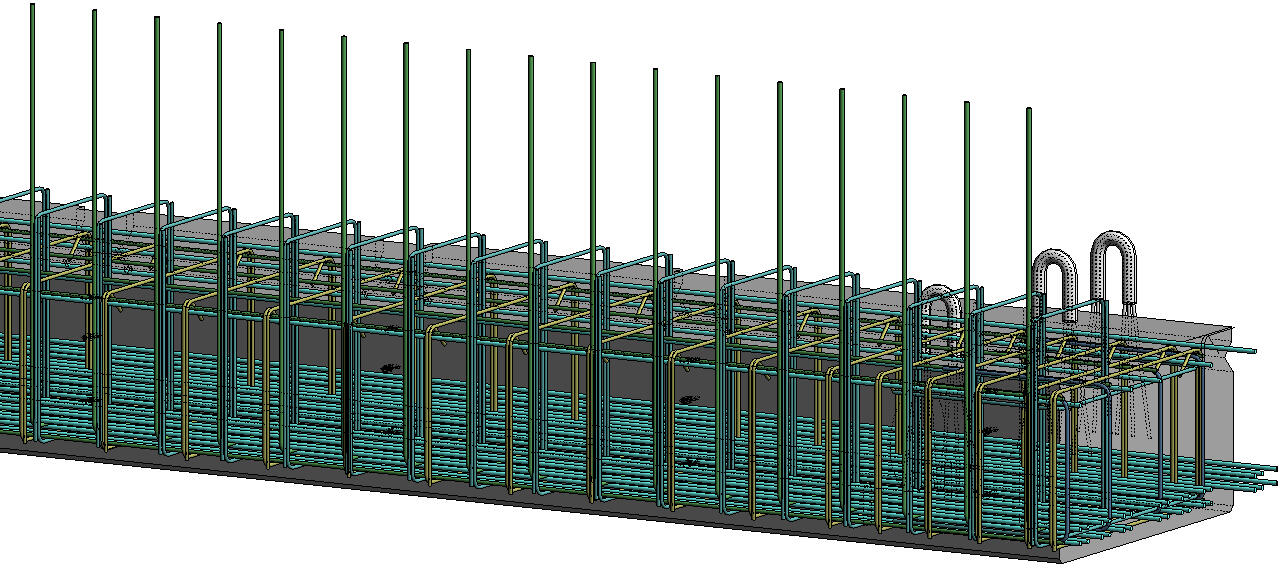 Steel beam rendering